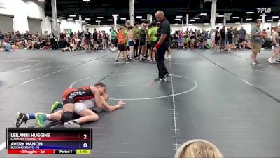 78 lbs Round 7 (8 Team) - Leilanni Huggins, Cordoba Trained vs Avery Mancini, Buccaneers WC