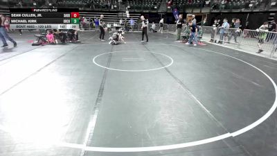 120 lbs Semifinal - Sean Cullen, Jr., Saddle Brook vs Michael Kirk, Orchard South WC