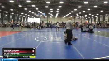 115 lbs Round 3 (6 Team) - Blake Hostetter, PA White vs Gradey Harding, East Coast Elite