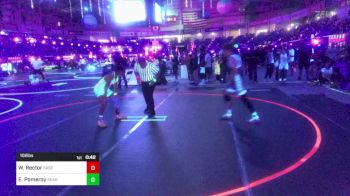 102 lbs Round Of 32 - William Rector, Basehor Bobcats Wrestling vs Eli Pomeroy, Bear Cave WC