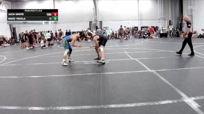 157 lbs Round 4 (6 Team) - Jack White, TDWC Maniacs vs Enzo Triola, Frost Gang