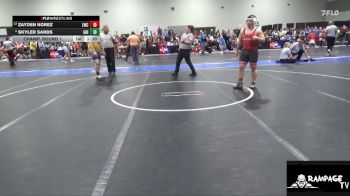 205 lbs Champ. Round 1 - Skyler Sands, Grizzlies vs Zayden Norez, Liberal Wrestling Club
