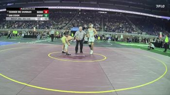D1-144 lbs Semifinal - Tanner Mc Dunnah, Davison HS vs Ian Cook, Muskegon Reeths-Puffer
