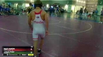 132 lbs Placement Matches (16 Team) - Logan Pugh, Yuligan vs Riley Martin, Owen Valley