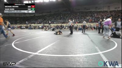 58 lbs Round Of 32 - Michael Brown, Duncan Demon Wrestling vs Hank Hurd, Pawhuska Elks Takedown