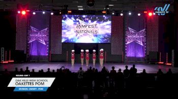Oak Hills High School - Oakettes Pom [2025 Varsity - Pom Day 1] 2025 JAMfest Dance Super Nationals