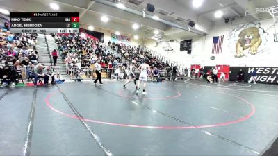 126 lbs Champ. Round 1 - Angel Mendoza, Littlerock vs Niko Tenki, Gabrielino