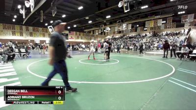 106 lbs Champ. Round 2 - Deegan Bell, Etiwanda vs Adriano Bruzon, Birmingham