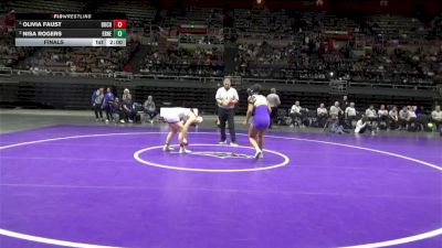 155 lbs Final - Olivia Faust, Buchanan vs Nisa Rogers, Ernest Righetti