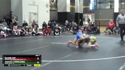 112 lbs Round 4 (16 Team) - Makayla Erpelding, BVWC Blue vs Elaine Hay, Grand View Wrestling Club