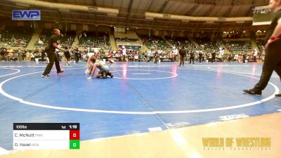 100 lbs Final - Coleman McNutt, PINnacle vs Douglas Hazel, Henlopen Hammer