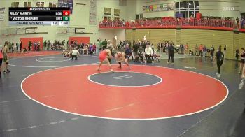 175 lbs Champ. Round 2 - Riley Martin, McMinnville vs Victor Shipley, Westview