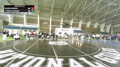 80 lbs Cons. Round 2 - Owen Loveless, Sanderson Wrestling Academy vs Oliver Perkins, Northside Wrestling Club
