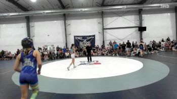 33 lbs Quarterfinal - Scarlett Baker, Surfside Girls - W vs Chelsea Goldsby, Mat Demon - W