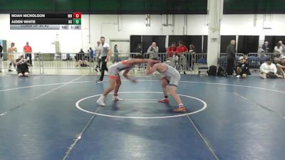 132 lbs Consi Of 64 #2 - Noah Nicholson, MN vs Aiden White, NC