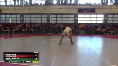 157 lbs Semifinal - Nate Camiscioli, Castleton vs Peter Kane, Williams College