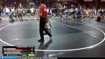 99-104 lbs Round 1 - Madison Kuntzsch, Wrecking Crew Wrestling Club vs Eli Anderson, Pikes Peak Warriors Wrestling