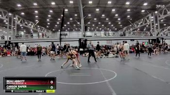 92 lbs Round 2 (8 Team) - Carson Raper, Ohio Gold vs Beau Abbott, Backyard Brawler