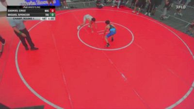 126 lbs Champ. Round 1 - Zadkiel Cruz, Menifee Wrestling Club vs Miguel Spencer, Threshold Wrestling Club