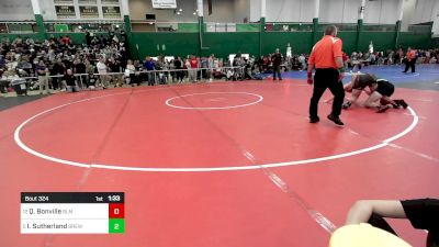 190 lbs Round Of 16 - Quincy Bonville, Bethlehem Central vs Ian Sutherland, Brewster