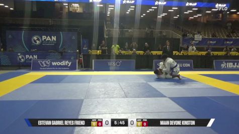 Maan Devone Kinston vs Estevan Gabriel Reyes Friend 2026 Pan Jiu Jitsu IBJJF Championship