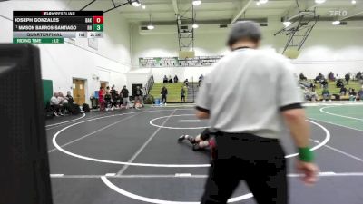 125 lbs Quarterfinal - Mason Barros-Santiago, Rio Hondo vs Joseph Gonzales, Bakersfield College