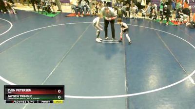 46 lbs Semifinal - Sven Petersen, JWC vs Jayden Trimble, Sanderson Wrestling Academy