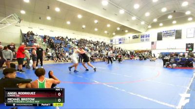 285 lbs Cons. Round 2 - Angel Rodriguez, Corona 100 vs Michael Bristow, Santa Margarita Catholic High