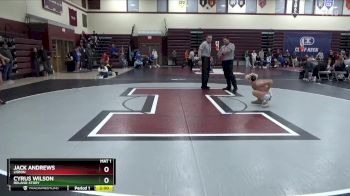 120 lbs Cons. Round 1 - Cyrus Wilson, Roland-Story vs Jack Andrews, Lisbon