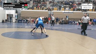 149 lbs Round Of 32 - DAVID HARDIMON, Unrostered NAPS vs Michael Saba, Unrostered - EAP