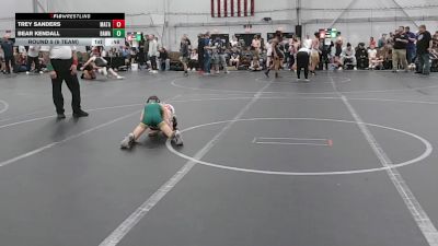 48 lbs Round 5 (6 Team) - Trey Sanders, Mat Assassins vs Bear Kendall, Broad Axe WA White