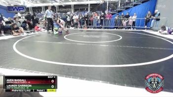 115 lbs Placement (4 Team) - Aven Basgall, Untouchables Purple vs Lauren Garrison, East KS Eagles Gold