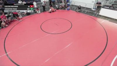 126 lbs Quarterfinal - Kingston Tran, Reign Wrestling Club vs Colton Meixner, Dark Horse