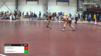 Consolation - Nathaniel Stemple, Rhode Island College vs Raul Gierbolini, Southern Maine
