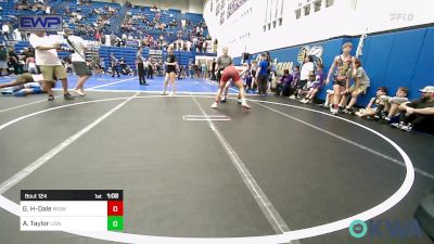 119 lbs Quarterfinal - Gavin Harkrider-Dale, Midwest City Bombers Youth Wrestling Club vs Atticus Taylor, Lions Wrestling Academy