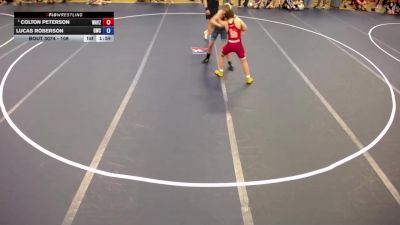 117 lbs Champ. Round 3 - Colton Peterson, Wayzata vs Lucas Roberson, Guerrilla Wrestling Club
