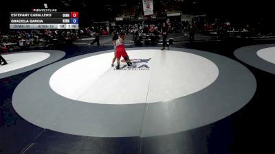 190 lbs Estefany Caballero, OCWA - Orange County Wrestling Association vs Kailee Cadena, KCWA - Kern County Wrestling Association