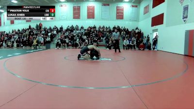 144 lbs Cons. Round 2 - Preston Volk, Northwest (Canal Fulton) vs Lukas Jones, Lutheran West