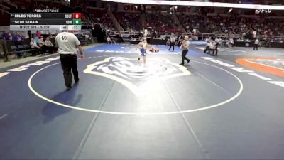 II-108 lbs Cons. Semi - Miles Torres, Southwestern vs Seth Strain, Adirondack