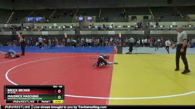 65 lbs Cons. Round 5 - Maverick Masching, Westfield Razorbacks Wrestling vs Brock Becker, DC Elite