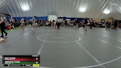 88 lbs Round 2 (8 Team) - Kerrigan Davis, Rogue WC vs Max Myers, Warrior RTC