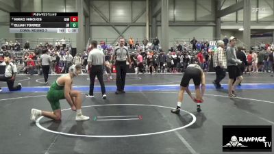 155 lbs Cons. Round 3 - Elijah Torrez, Jr Wildcats vs Nikko Hinojos, Newton