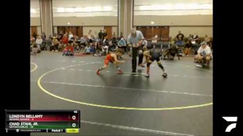 70 lbs Round 1 (4 Team) - Londyn Bellamy, Belding Orange vs Chad Stahl Jr., Untouchables