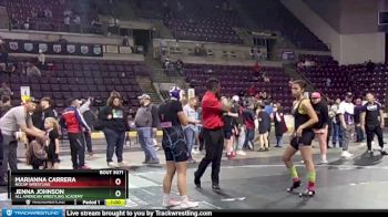 124-129 lbs Round 2 - Jenna Johnson, All American Wrestling Academy vs Marianna Carrera, NOCAP Wrestling