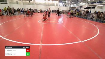 96 lbs 3rd Place - Junie Patkus, Gardiner YW vs Gabriel Stamp, Tyngsborough