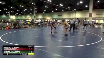 113 lbs Round 3 (10 Team) - Andrew Cackett, Wrestling University vs Parker Pettigrew, Indiana Smackdown White