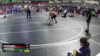 140 lbs Cons. Round 1 - Corbyn Kastl, Cavalry Wrestling Club vs Treyven Griess, Jr. Viking Wrestling Club