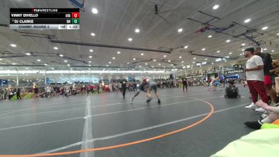 138 lbs Champ. Round 2 - Dj Clarke, Roundtree Wrestling vs Vinny DiVello, Unattached
