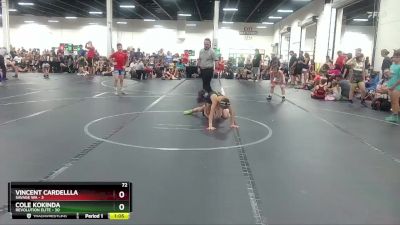 72 Lbs Round 3 (4 Team) - Vincent Cardellla, Savage Wa Vs Cole Kokinda 