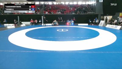 125 kg Semifinal - Karanveer Mahil, London-Western WC vs Roger Li, Brock WC